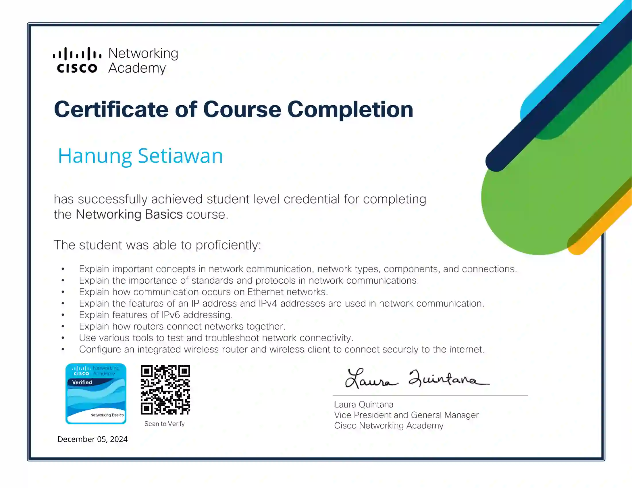 Certificate Cisco